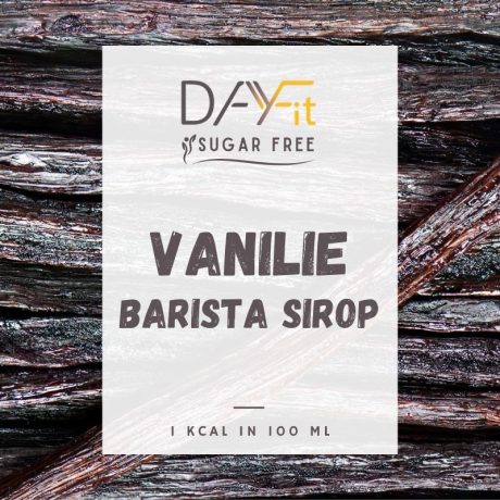 Sirop Barista Dayfit Vanilie, fără zahăr, zero calorii, pentru cafea și băuturi, 250 ml